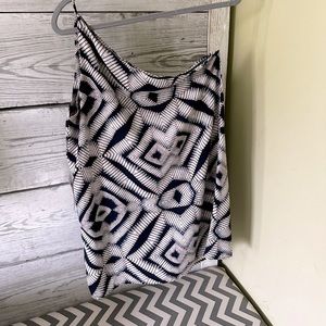 One shoulder dress blue brand new